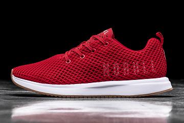 Women's Nobull Racing Mesh Running Shoes Red | SG C2652T